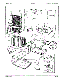 04 - Unit Compartment & System parts for Admiral Refrigerator ICNS24F9 / 5L51A from AppliancePartsPros.com