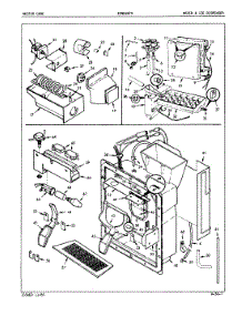 07 - Water & Ice Dispenser parts for Admiral Refrigerator ICNS24F9A / 5L51A from AppliancePartsPros.com