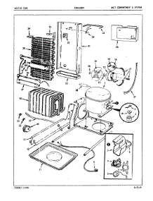 04 - Unit Compartment & System parts for Admiral Refrigerator ICNS28D92 / 5L58A from AppliancePartsPros.com