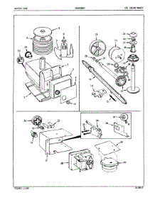 05 - Ice Cream Maker parts for Admiral Refrigerator ICNS28D92A / 5L58A from AppliancePartsPros.com