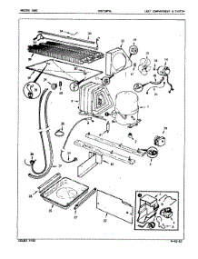 06 - Unit Compartment & System parts for Admiral Refrigerator ICNT18F9LA / 5B51B from AppliancePartsPros.com