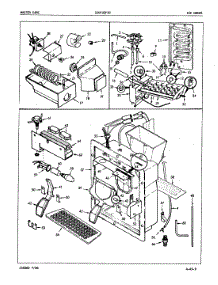 03 - Ice Maker parts for Admiral Refrigerator ICNT22F93 / 5B78A from AppliancePartsPros.com