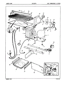 04 - Unit Compartment & System parts for Admiral Refrigerator ICNT22F9L / 5B53B from AppliancePartsPros.com