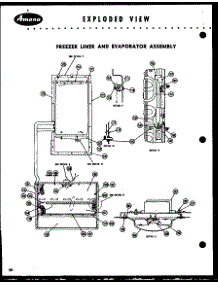 02 - Fz Liner And Evap Assy parts for Amana Refrigerator IM105A from AppliancePartsPros.com