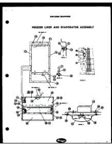 02 - Fz Liner And Evap Assy parts for Amana Refrigerator IM105LB from AppliancePartsPros.com