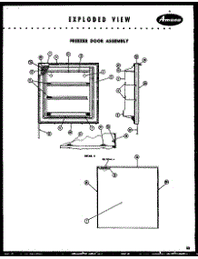 02 - Fz Door Assy parts for Amana Refrigerator IM125 from AppliancePartsPros.com