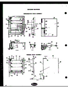 05 - Ref Door Assy parts for Amana Refrigerator IM125B from AppliancePartsPros.com