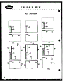 10 - Trim Locations parts for Amana Refrigerator IM125L from AppliancePartsPros.com