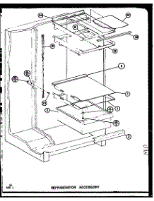 06 - Ref Accessory parts for Amana Refrigerator IMP2800A / P7731401W from AppliancePartsPros.com