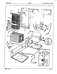 05 - Unit Compartment & System parts for Admiral Refrigerator INS22F8A / 5L45A from AppliancePartsPros.com