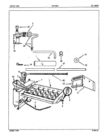 02 - Ice Maker parts for Admiral Refrigerator INT21D8H / 5A77A from AppliancePartsPros.com