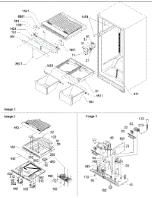 06 - Interior Cabinet & Drain Block Assy parts for Amana Refrigerator ITZ500VW / P1322504W W from AppliancePartsPros.com