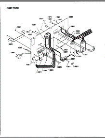 04 - Rear Panel parts for Amana Microwave J1206I / P1179304M from AppliancePartsPros.com