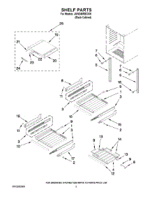 02 - Shelf Parts parts for Maytag Wine Cooler JUW248RBCX01 from AppliancePartsPros.com