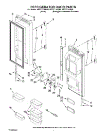 04 - Refrigerator Door Parts parts for Maytag Refrigerator MFT2771WEB0 from AppliancePartsPros.com