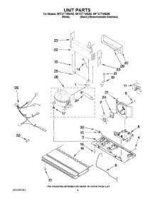 05 - Unit Parts parts for Maytag Refrigerator MFT2771WEB0 from AppliancePartsPros.com