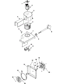 06 - Fuses, Blower, Heater Box, parts for Amana Microwave JBH202 / P1331102M from AppliancePartsPros.com