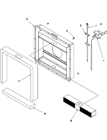 07 - Plenum Box, Sensor, Limiter, parts for Amana Microwave JBH202 / P1331102M from AppliancePartsPros.com