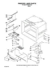 02 - Freezer Liner Parts parts for Maytag Refrigerator MFF2258VEB2 from AppliancePartsPros.com