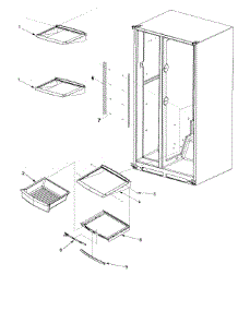 04 - Deli And Ref Shelf parts for Amana Refrigerator JC2228GEHB / PJC2228GHB0 from AppliancePartsPros.com
