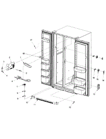 12 - Light Covers And Toe Grille parts for Amana Refrigerator JC2228GEHB / PJC2228GHB0 from AppliancePartsPros.com