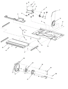 12 - Machine Compartment parts for Admiral Refrigerator JC2228PEHB / PJC2228PHB0 from AppliancePartsPros.com