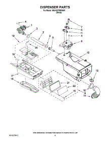 04 - Dispenser Parts parts for Maytag Washer MAH22PRBWW0 from AppliancePartsPros.com