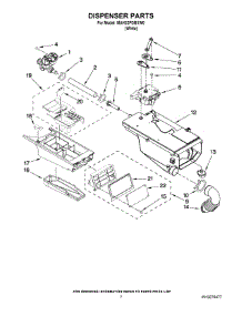 05 - Dispenser Parts parts for Maytag Washer MAH22PDBXW0 from AppliancePartsPros.com