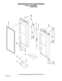 05 - Refrigerator Door Parts parts for Maytag Refrigerator AFB2234WES2 from AppliancePartsPros.com