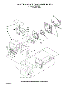 04 - Motor And Ice Container Parts parts for Maytag Refrigerator AFI2538AES5 from AppliancePartsPros.com