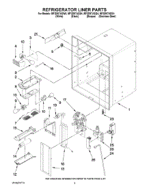 02 - Refrigerator Liner Parts parts for Maytag Refrigerator MFI2067AEW4 from AppliancePartsPros.com