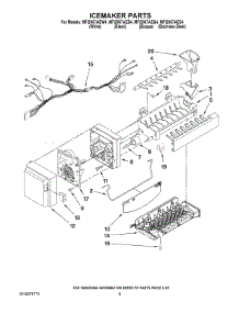 05 - Icemaker Parts parts for Maytag Refrigerator MFI2067AES4 from AppliancePartsPros.com