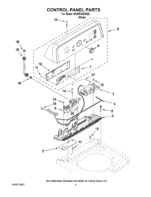 02 - Control Panel Parts parts for Maytag Washer MVWB300WQ0 from AppliancePartsPros.com