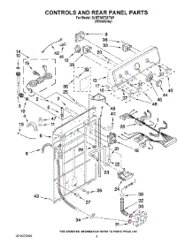 02 - Controls And Rear Panel Parts parts for Maytag Washer 3UMTW5755TW1 from AppliancePartsPros.com