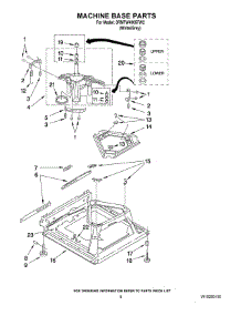05 - Machine Base Parts parts for Maytag Washer 3RMTW4905TW2 from AppliancePartsPros.com