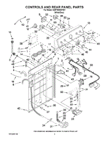 02 - Controls And Rear Panel Parts parts for Maytag Washer 3UMTW5955TW1 from AppliancePartsPros.com