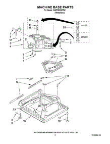 05 - Machine Base Parts parts for Maytag Washer 3UMTW5955TW1 from AppliancePartsPros.com