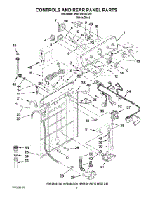02 - Controls And Rear Panel Parts parts for Maytag Washer 4KMTW5955TW1 from AppliancePartsPros.com