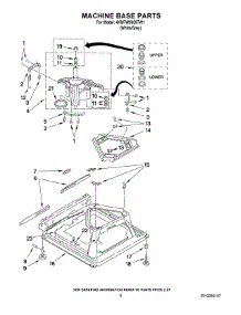 05 - Machine Base Parts parts for Maytag Washer 4KMTW5955TW1 from AppliancePartsPros.com