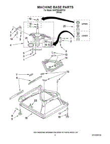 05 - Machine Base Parts parts for Maytag Washer 6AMTW5455TQ1 from AppliancePartsPros.com