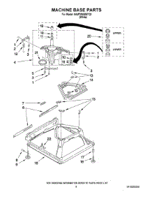 05 - Machine Base Parts parts for Maytag Washer 6AMTW5555TQ1 from AppliancePartsPros.com