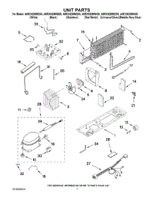 04 - Unit Parts parts for Maytag Refrigerator A8RXNGMWN00 from AppliancePartsPros.com