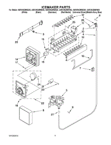 05 - Icemaker Parts parts for Maytag Refrigerator A8RXNGMWN00 from AppliancePartsPros.com