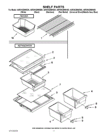 06 - Shelf Parts parts for Maytag Refrigerator A8RXNGMWN00 from AppliancePartsPros.com
