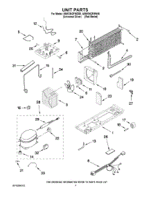04 - Unit Parts parts for Maytag Refrigerator A8WXNGFWD00 from AppliancePartsPros.com
