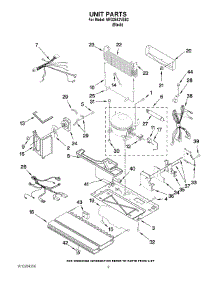 05 - Unit Parts parts for Maytag Refrigerator MFD2562VEB2 from AppliancePartsPros.com