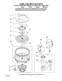 08 - Pump And Motor Parts parts for Maytag Dishwasher MDB6701AWS1 from AppliancePartsPros.com