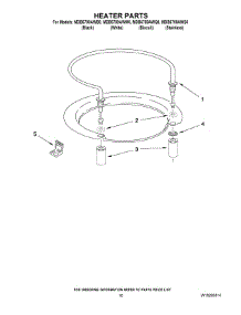 08 - Heater Parts parts for Maytag Dishwasher MDB6709AWW0 from AppliancePartsPros.com