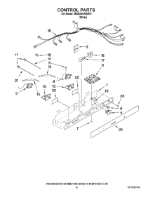 08 - Control Parts parts for Maytag Refrigerator MSB2554AEW01 from AppliancePartsPros.com