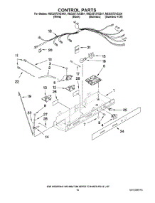 11 - Control Parts parts for Maytag Refrigerator MSD2572VEW01 from AppliancePartsPros.com